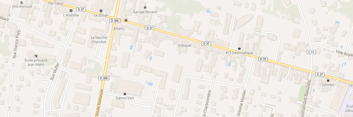 Plan du 183 Rue de la République à Belleville-en-Beaujolais