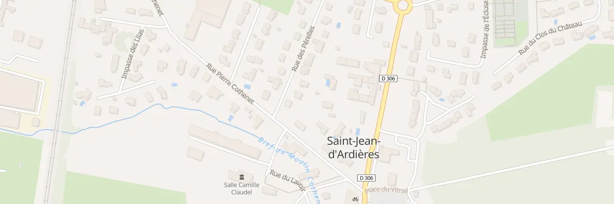 Plan du 18 Rue des Pérelles à Belleville-en-Beaujolais