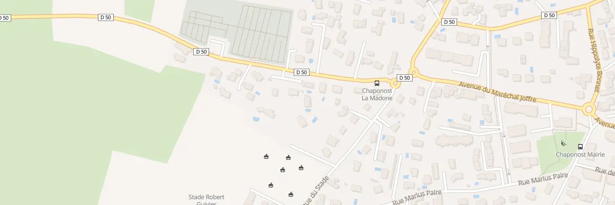 Plan du 35B Av Mal Joffre à Chaponost