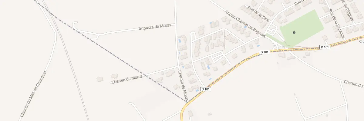 Plan du 13 Rue du Gard à Montfaucon