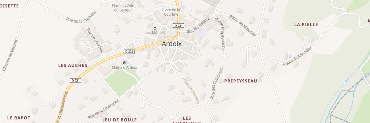 Plan du 5176 Le Village à Ardoix