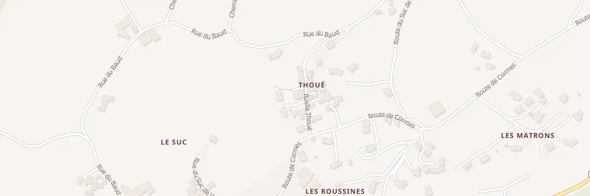 Plan du 55A Rle Thoue à Ardoix