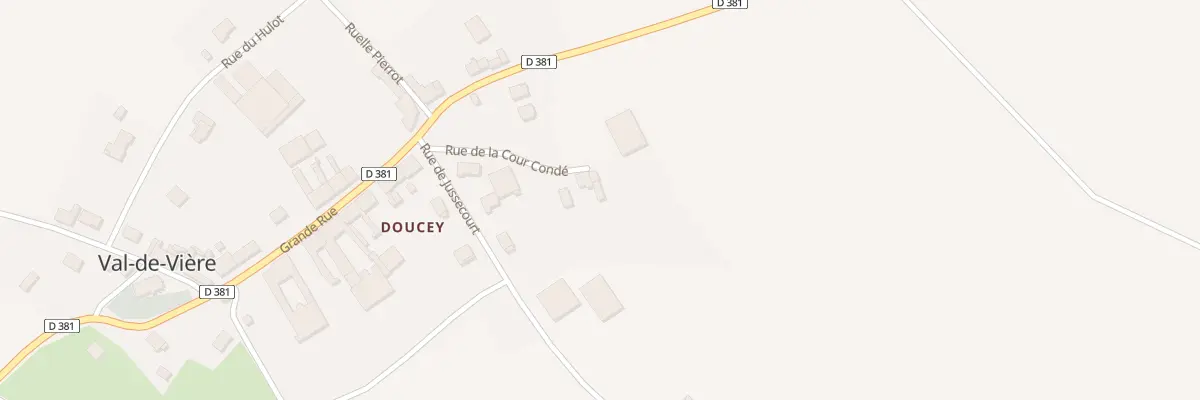 Plan du 1 Cour Condé à Val-de-Vière