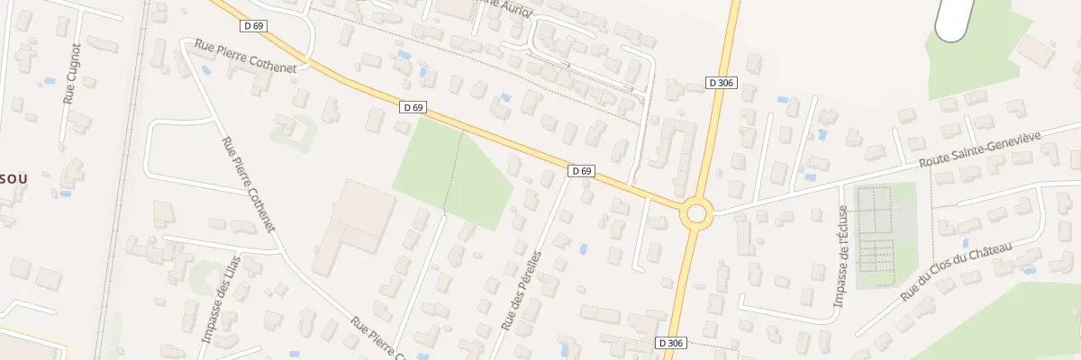 Plan du 1 Rue des Pérelles à Belleville-en-Beaujolais