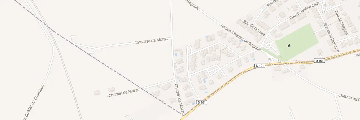 Plan du 11 Rue du Gard à Montfaucon