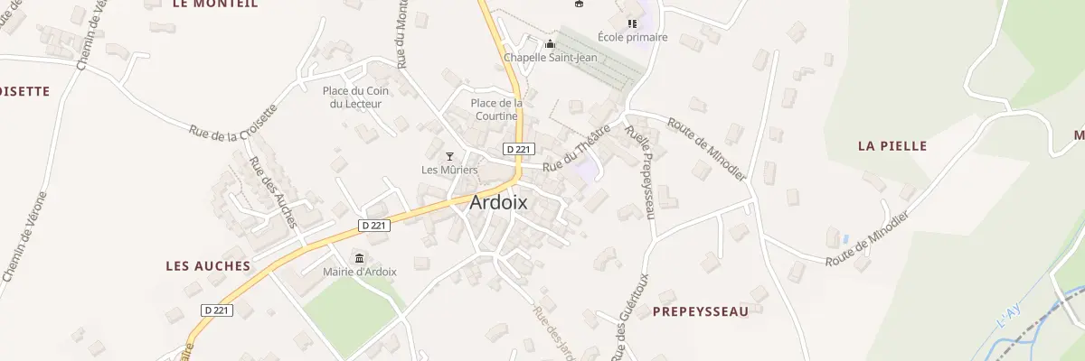 Plan du 15 Rue Jean Vergier à Ardoix