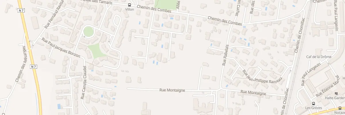 Plan du 4 Imp Pierre de Ronsard à Montélimar