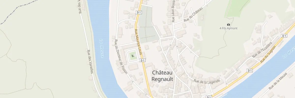 Plan du 38 Rue Maurice Louis à Bogny-sur-Meuse