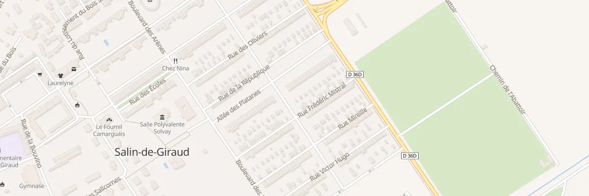 Plan du 20 Rue Frederic Mistral Salin à Arles