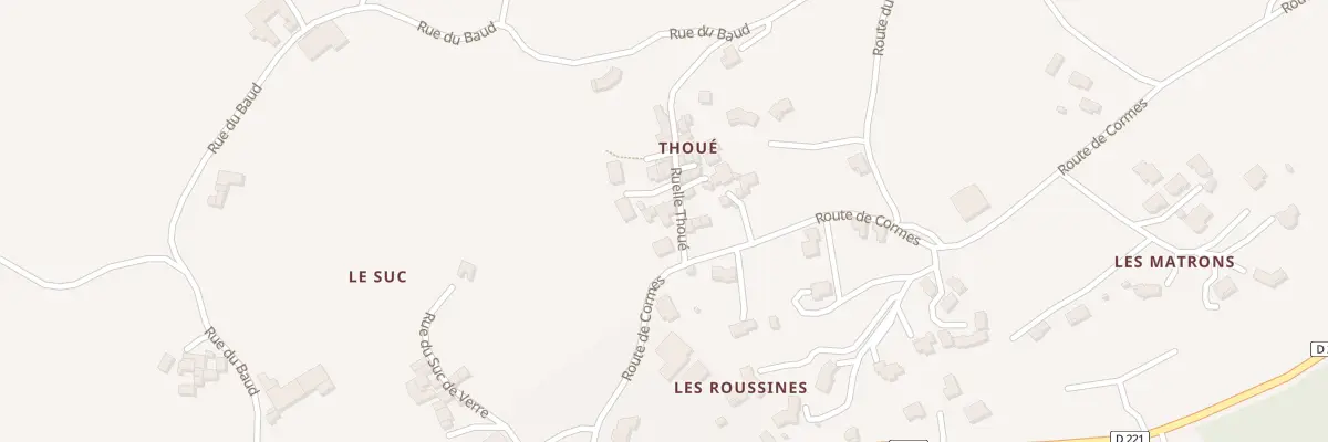 Plan du 25 Rle Thoue à Ardoix