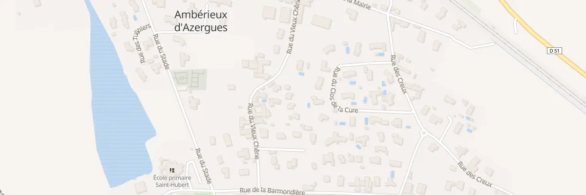 Plan du 151 Rue du Vieux Chêne à Ambérieux