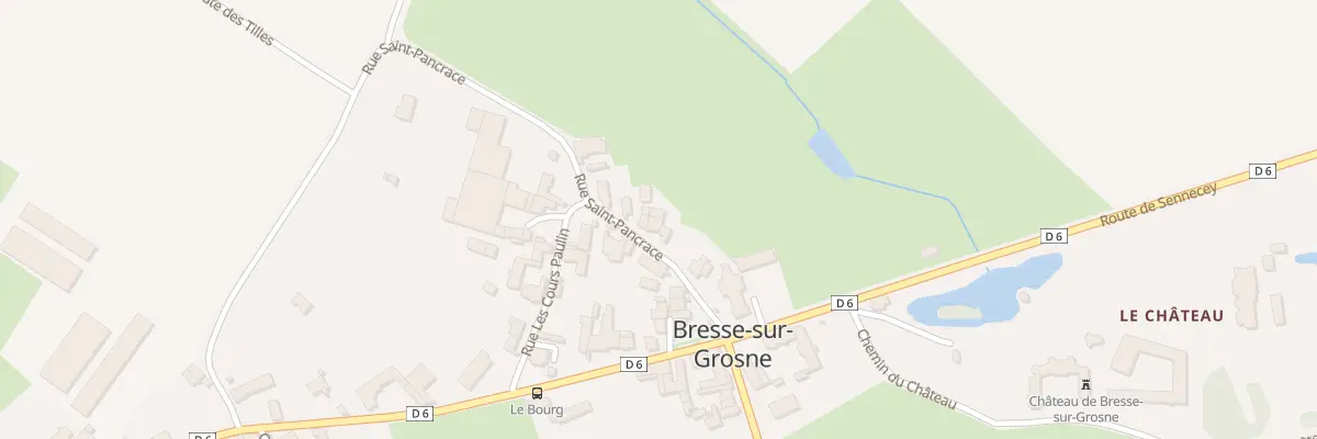 Plan du 8 Rue Saint Pancrace à Bresse-sur-Grosne