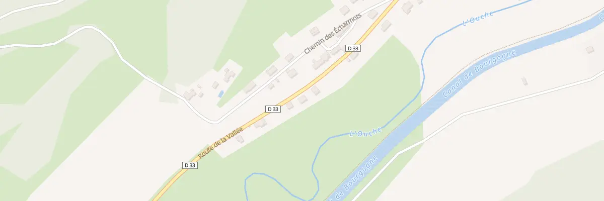 Plan du 37 Rte de la Vallée à Saint-Victor-sur-Ouche
