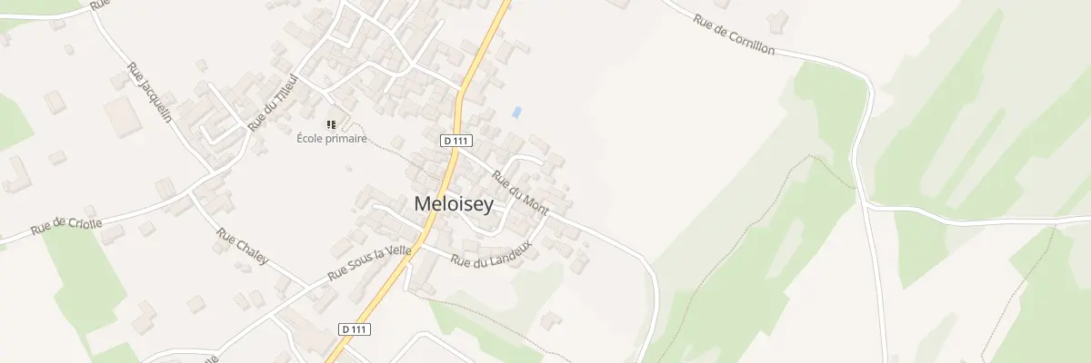 Plan du 7 Rue du Mont à Meloisey