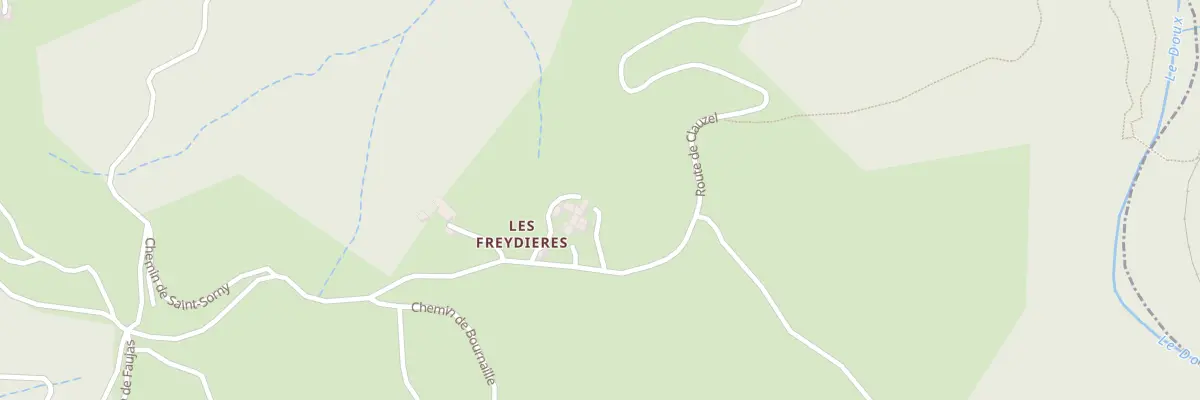 Plan du 3845 Rte de Clauzel à Colombier-le-Vieux