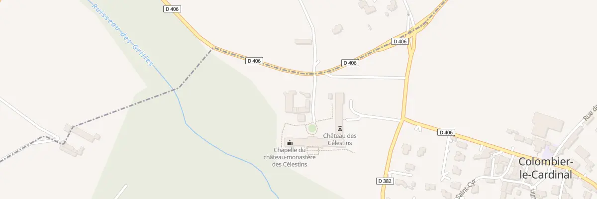 Plan du 5003 Enclos du Chateau à Colombier-le-Cardinal