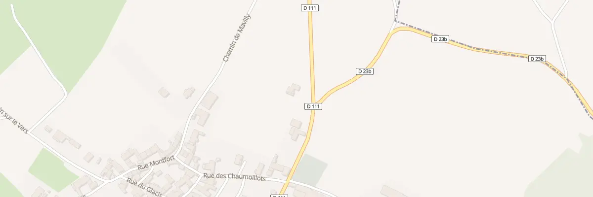 Plan du 41 Rte de Pommard à Meloisey