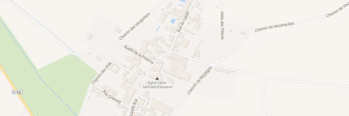 Plan du 2 Rue de la Poterne d’En Haut à Courban