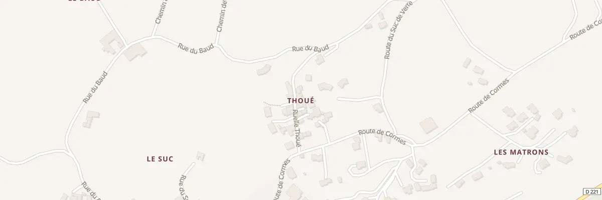 Plan du 90 Rle Thoue à Ardoix