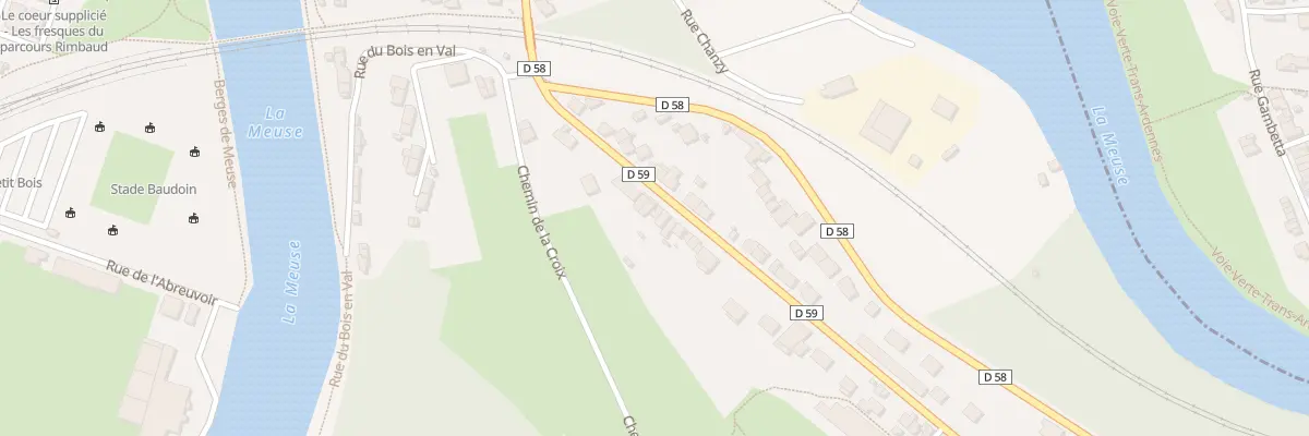 Plan du 16 Rte de Saint Laurent à Charleville-Mézières