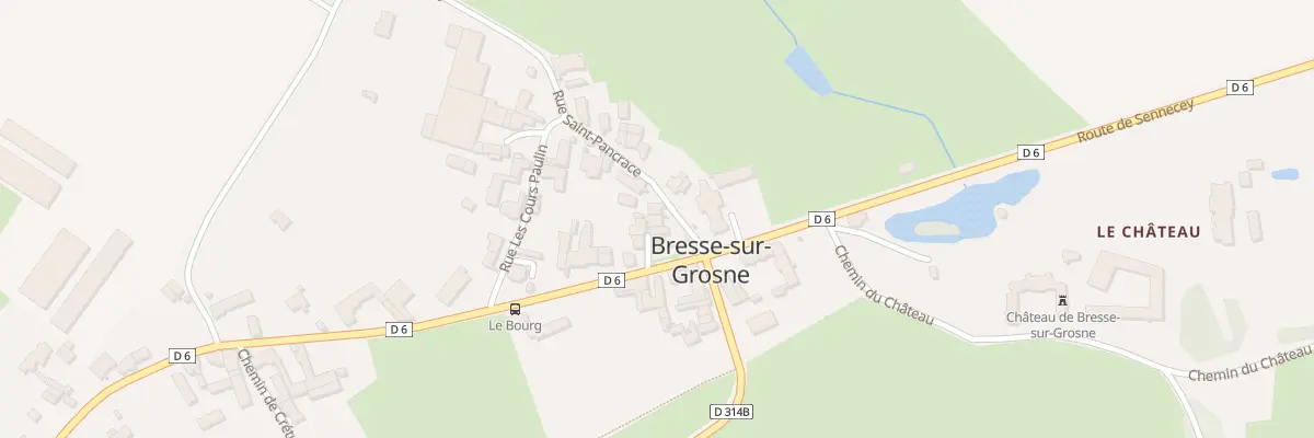 Plan du 7 Rue Saint Pancrace à Bresse-sur-Grosne