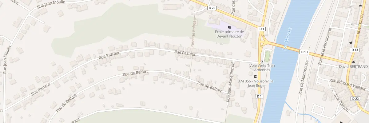 Plan du 35 Rue Pasteur à Nouzonville