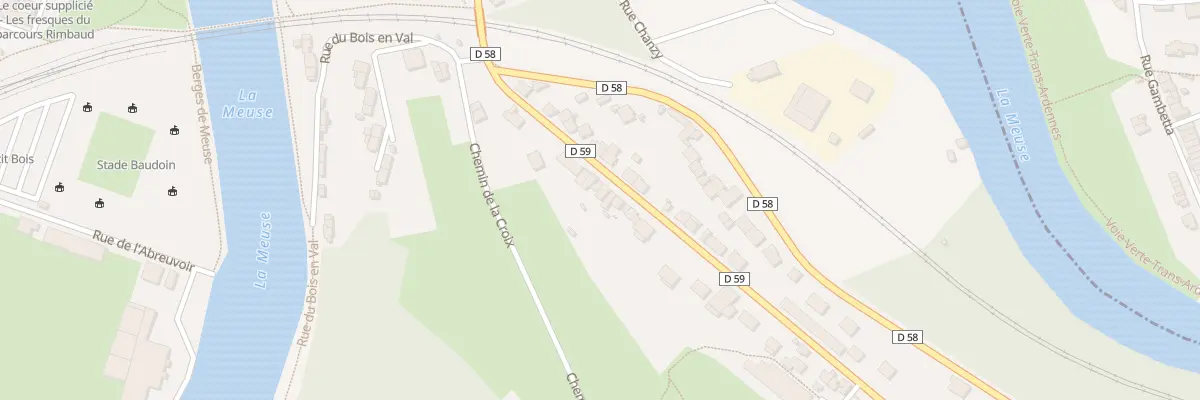 Plan du 18 Rte de Saint Laurent à Charleville-Mézières
