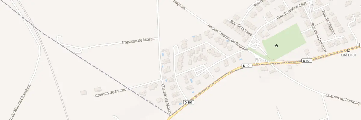 Plan du 25 Rue du Gard à Montfaucon