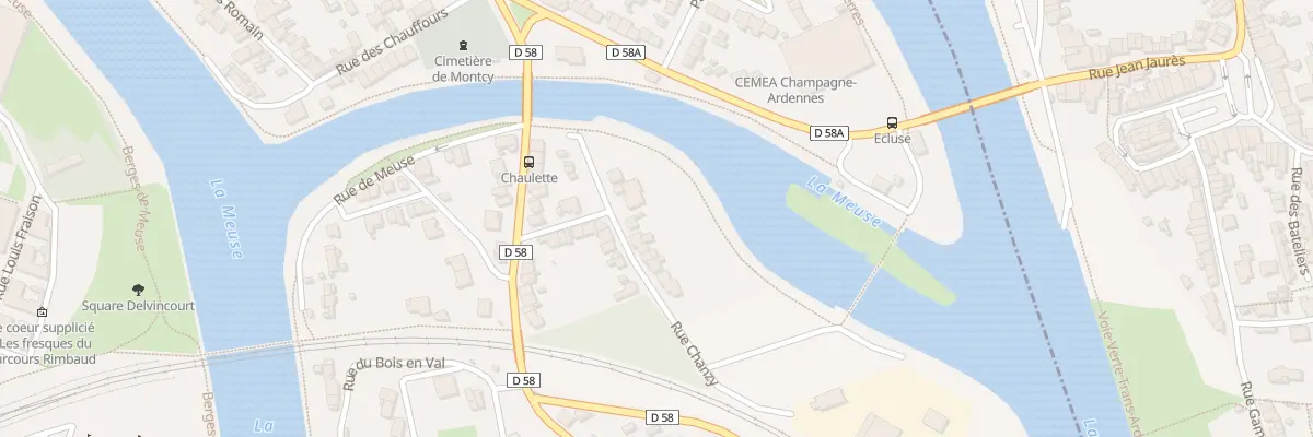 Plan du 5 Rue Chanzy à Charleville-Mézières