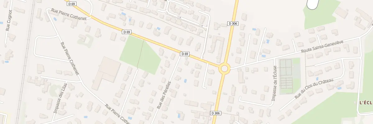 Plan du 2 Rue des Pérelles à Belleville-en-Beaujolais