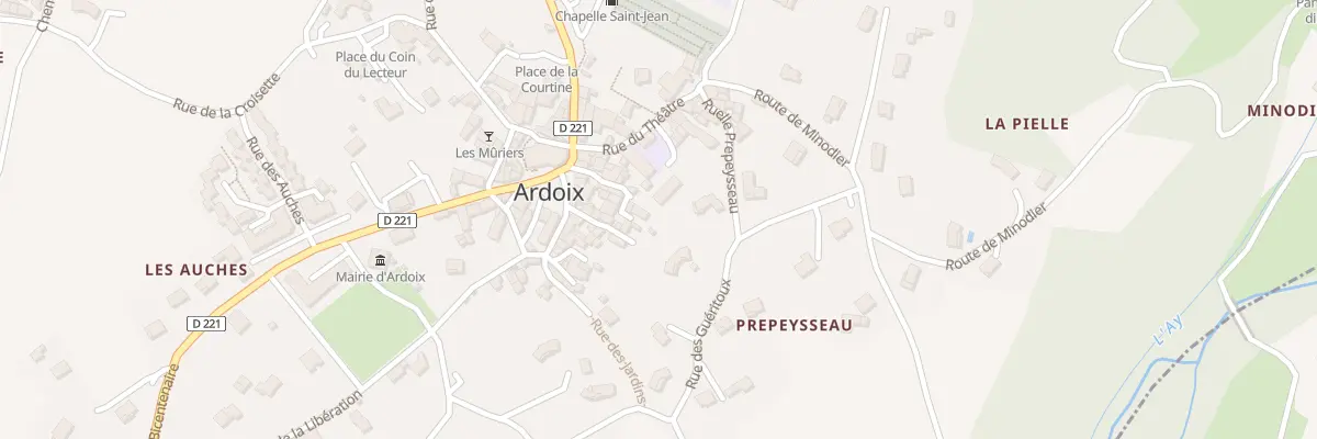 Plan du 5177 Le Village à Ardoix