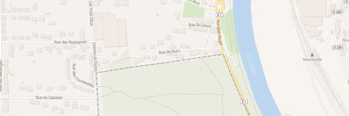 Plan du 5 Rue de Nuru à Nouzonville