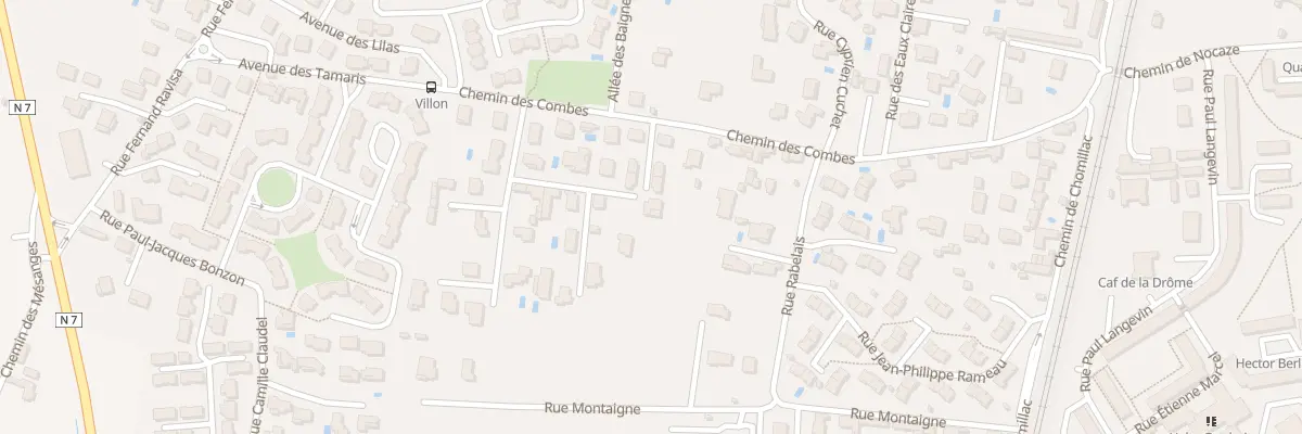 Plan du 8 Imp Clément Marot à Montélimar