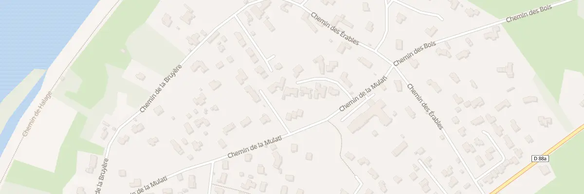 Plan du 747 Che de la Mulati à Saint-Bernard