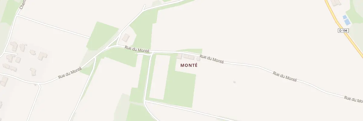 Plan du 546 Rue du Monté à Verzé