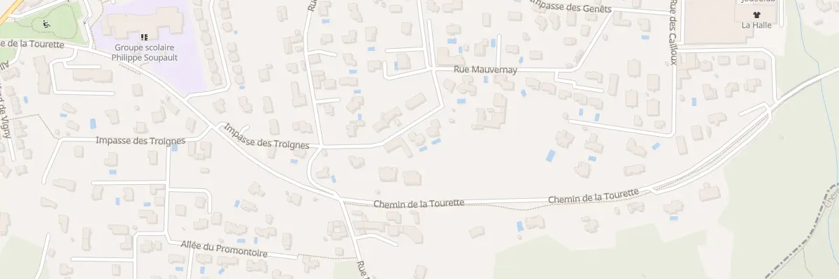Plan du 15 Rue Mauvernay à Craponne