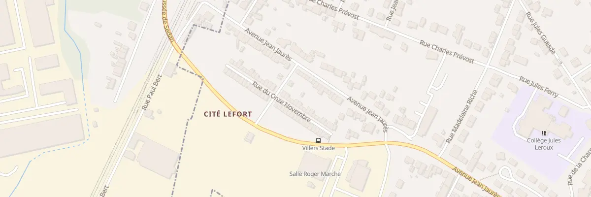 Plan du 36 Rue du Onze Novembre à Villers-Semeuse