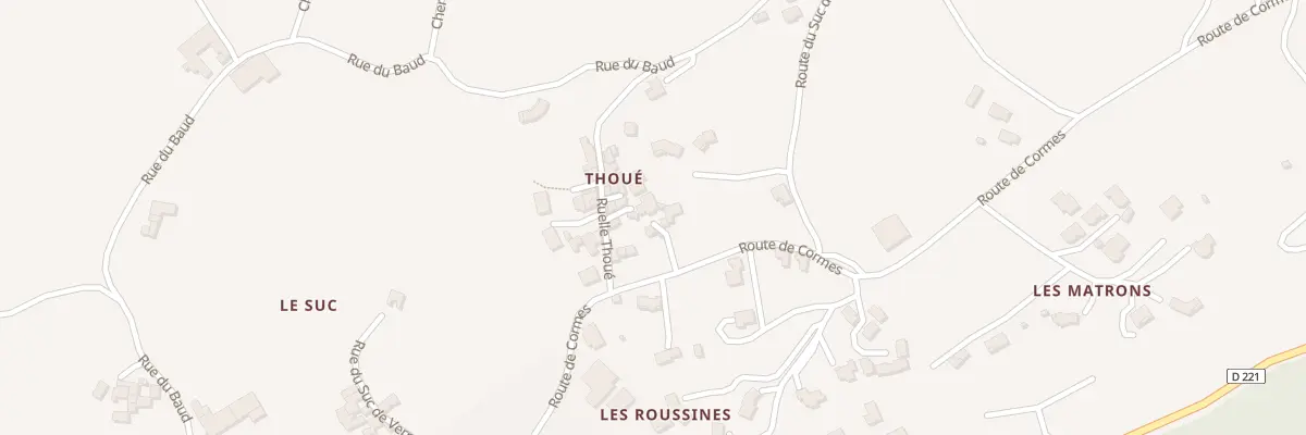 Plan du 345 Rte de Cormes à Ardoix