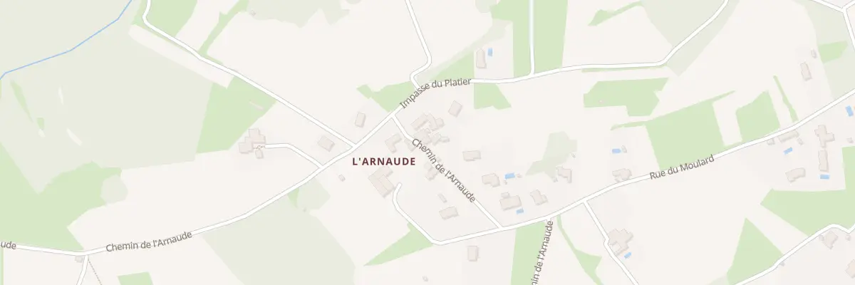 Plan du 890 Che de l’Arnaude à Saint-Michel-sur-Rhône