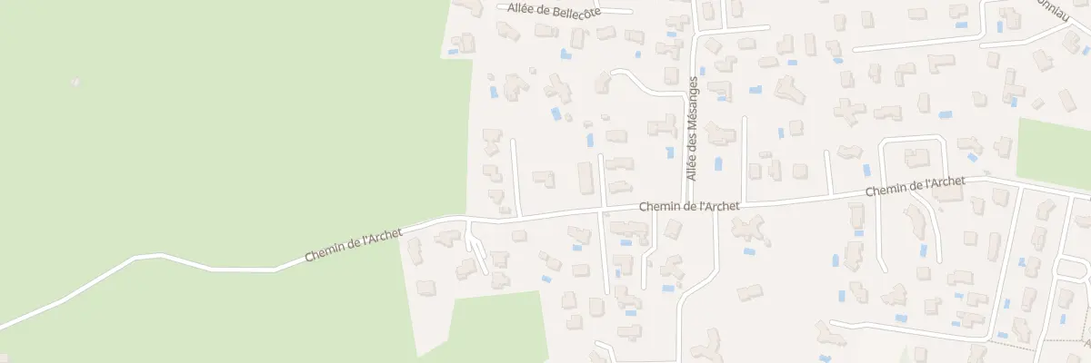 Plan du 24B Che de l’Archet à Écully