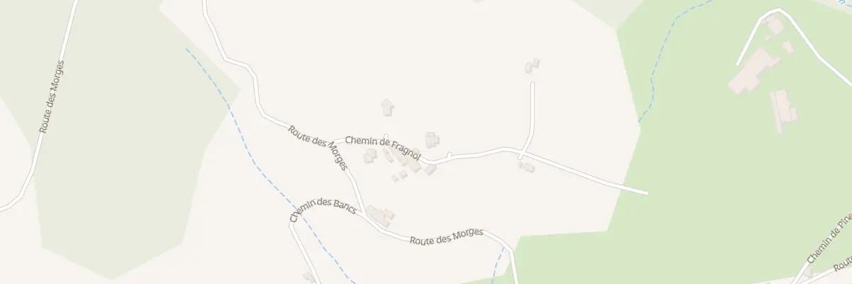 Plan du 135 Che de Fragnol à Saint-Sylvestre