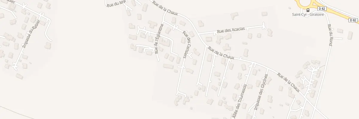 Plan du 15 Rue de l’Eglantine à Saint-Cyr
