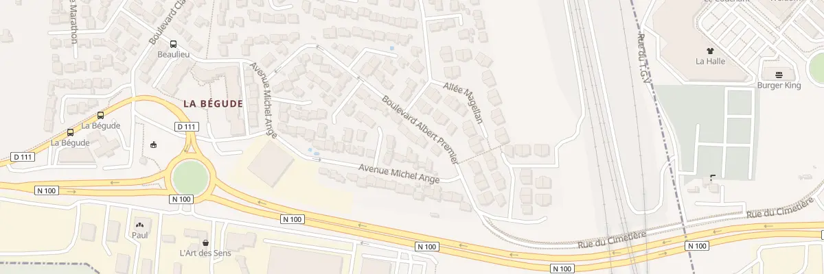 Plan du 22 Bd Albert 1er à Rochefort-du-Gard