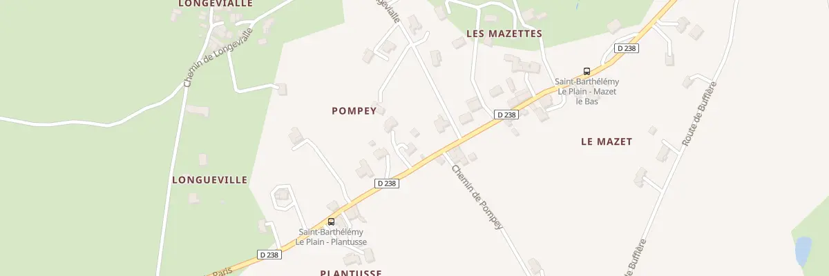 Plan du 1350A Rte de Paris à Saint-Barthélemy-le-Plain