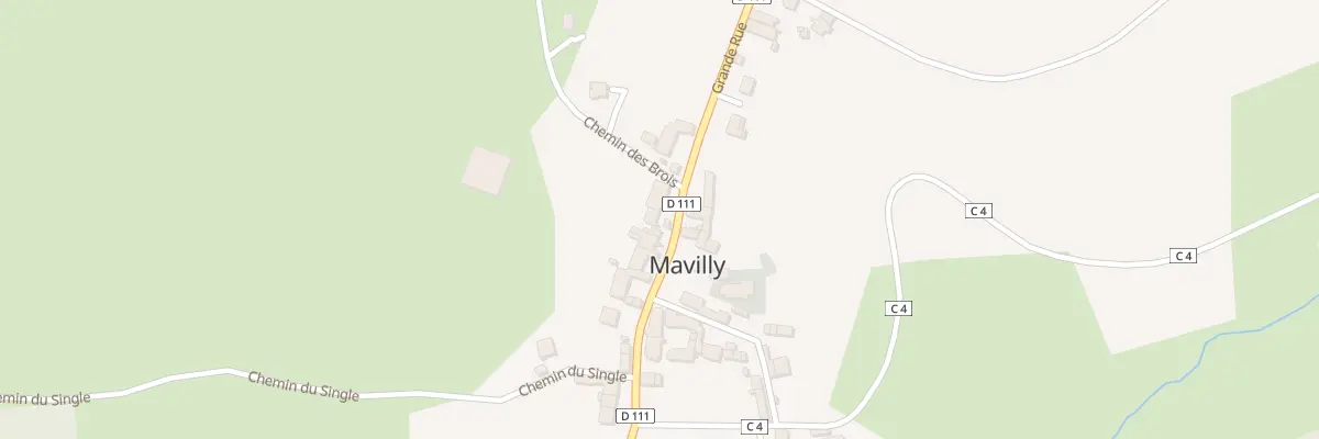 Plan du 5031 Village de Mavilly à Mavilly-Mandelot