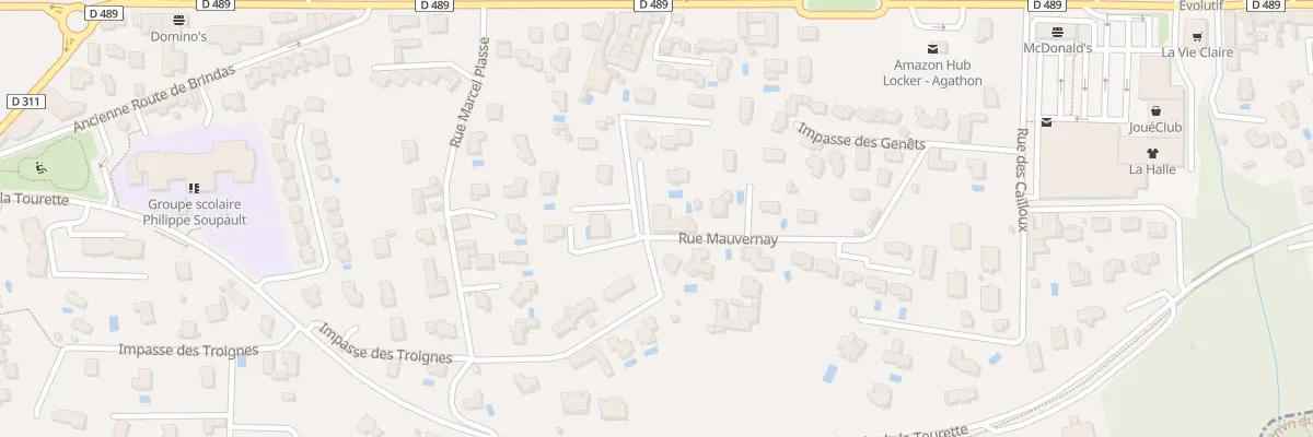 Plan du 18B Rue Mauvernay à Craponne