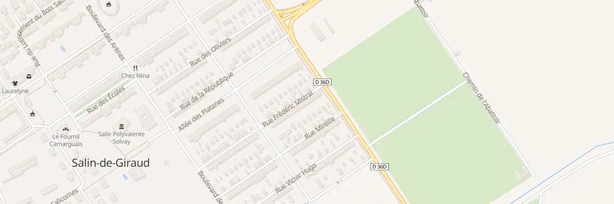 Plan du 6A Rue Mireille Salin à Arles