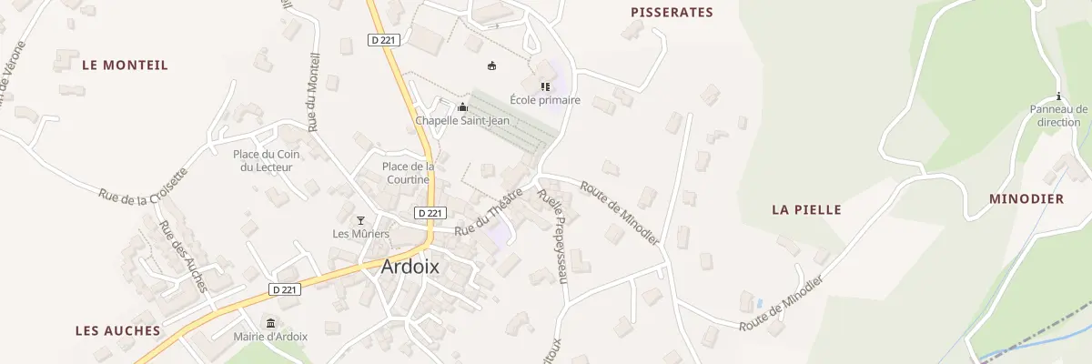 Plan du 110 Rue du Théâtre à Ardoix