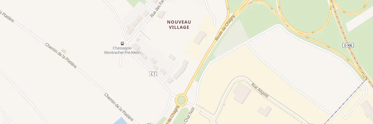 Plan du 11 Rue des Marolles à Chassagne-Montrachet