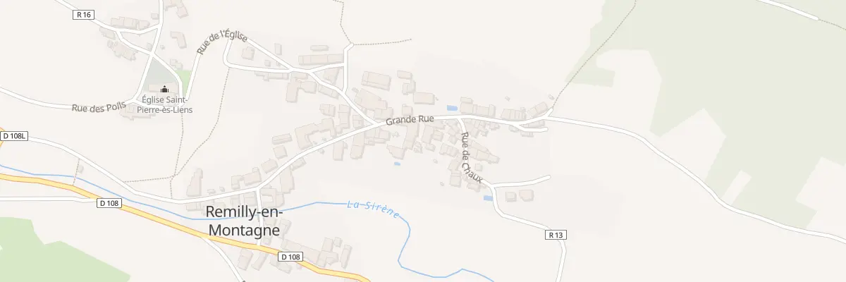 Plan du 24 Grande Rue à Remilly-en-Montagne
